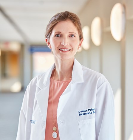 Dr. Leslie Pristas, Bariatrics Surgeon.